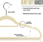 Utopia Home Premium Velvet Hangers 30 Pack - Non-Slip Clothes Hanger with Tie Bar - Ivory Hangers with 360 Degree Rotatable Hook - Heavy Duty Coat Hanger - Image 4