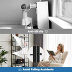 DUMOS 5 Tiers Open Bookshelf, Classic Freestanding Tall Display Shelf - Image 5