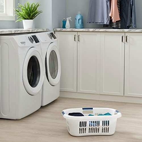 Rubbermaid Hip-Hugger Laundry Basket, X-Large, 2.1 Bushel, White - Image 6
