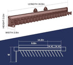 Sliding Tie Rack Hanger for Closet, 20 Tie Pull Out Belt Rack Organizer - Image 6