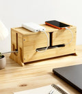 TiMOVO Wood Cable Management Box with Removable Magnetic Lid & Support Legs by TiMOVO