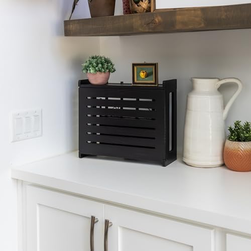 WiFi Router Storage Cabinet Router Box Hider WiFi Box Hider Shelf Cover - Image 2