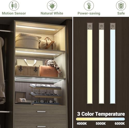 Besiost Closet System, Built in, Not Free Standing, Enclosed Storage Volume: 2.58 ft³, Greige Oak - Image 3
