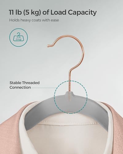 SONGMICS Velvet Hangers, Non-Slip, 50-Pack - Image 4