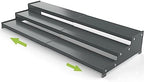 Jojocross Spice Rack Organizer for Cabinet, 3 Tier Expandable Spices Storage, Great for Kitchen Cabinets, Cupboard,Pantry and Countertop More(Gun-Gray, 1 PACK/GUN-GRAY) by JOJOCROSSHIGHQUALITYLIFE