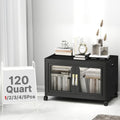 UAMFURI Stackable Storage Bins with Lids, 120QT Extra Large Storage Cabinet by UAMFURIDirect