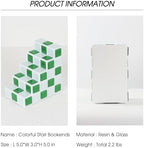 Decorative Bookends for Shelves Stair Book Ends for Heavy Books - Image 2