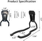 JuforminWeedeater Hanger, String Trimmer Hanger, Weed Eater Rack, Garage Wall Hooks, Power Tool Holder for Garage Wall, Utility Hooks for Garage Tool Organizers and Storage Black-4 Pcs - Image 2