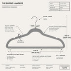 66 Pack Gray Velvet Hangers Non Slip, Felt Hangers - Image 2