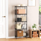 Golpart 5Tier Adjustable Storage Shelves Metal Wire Shelving Standing Shelf - Image 6