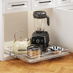 Pull Out Cabinet Organizer 25½" W x 21½" D, Heavy Duty Cabinet Pull Out Shelves, Slide Out Drawers Organization for Kitchen Cabinets Bathroom - Image 5