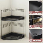 Bathroom Countertop Corner Organizer for Small Spaces, 2-Tier Counter Shelf - Image 4