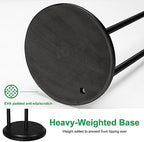 Toilet Paper Holder Free Standing, Black Toilet Paper Holder, Bathroom Storage for 5 Mega Rolls, 27.6”H - Image 2