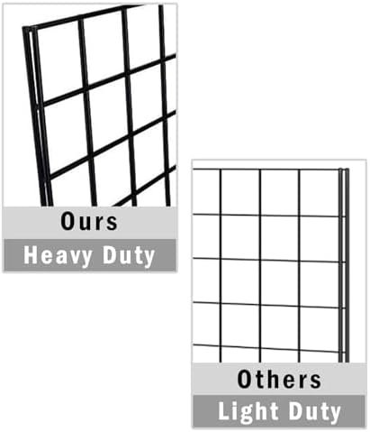 Heavy Duty Commercial Grade Gridwall Panels – Grid Panel for Any Retail Display, 2’ Width x 5’ Height, 4 Gridwall Panels Per Carton (White Finish) - Image 4