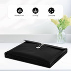 Plastic Expandable Envelopes Files Document Folders, for Letter A4 Size, with String Tie Closure - 1-1/4 Inch Expansion - for School Office & Home (Black, Horizontal) - Image 7