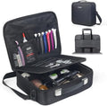 Luxtude Large Barber Case, Barber Bags for Clippers and Supplies, Travel Hair Clipper and Trimmer Case, Barbers Accessories for Wahl 5Star/Hatteker/Oneisal/Andis Grooming Kits by Luxtude