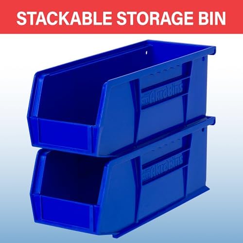 Akro-Mils 30224 AkroBins Plastic Storage Bins, 11"x 4"x 4", Green, 12-Pack - Image 5