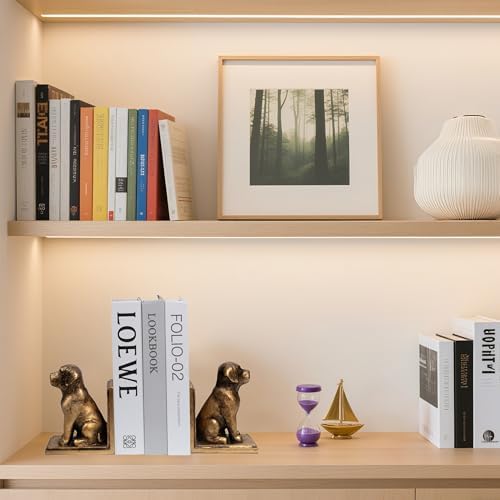 Book Ends for Shelves to Hold Books Heavy Duty,Decorative Bookend - Image 2