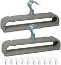 Velvet Hangers Non Slip - 20 Pack Pants Hangers for Grey Felt Hangers by WJWSKI