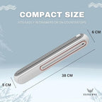 Food Plastic Wrap Dispenser with Sliding Cutter – Refillable ABS Wrap Cutter | Includes 80cm Plastic Wrap Roll. - Image 2