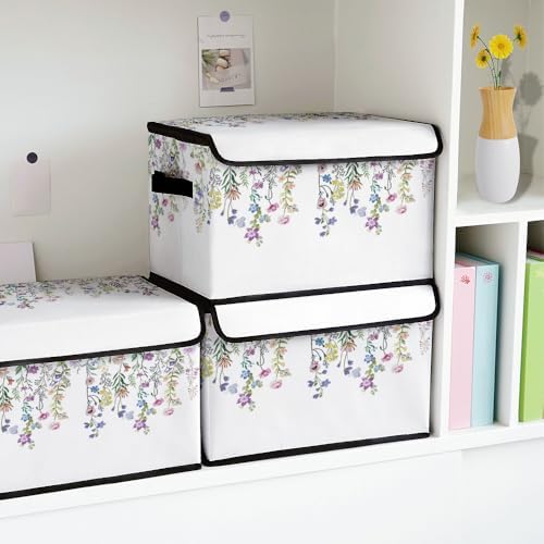 Stackable Clothes Storage Bins with Lids 3 Pack - Image 4