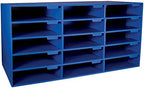 Pacon PAC637443 Mailbox Organizer, 15 Slots, Corrugated Cardboard, White by Pacon