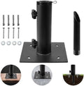 Bolt on Umbrella Base, In Ground Umbrella Stand for Lawn Concrete Mount by Lalafancy