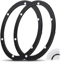 Lazy Susan Hardware Turntable Bearing Large, Black, 16 in Heavy Duty, 2 Pcs by Lounsweer