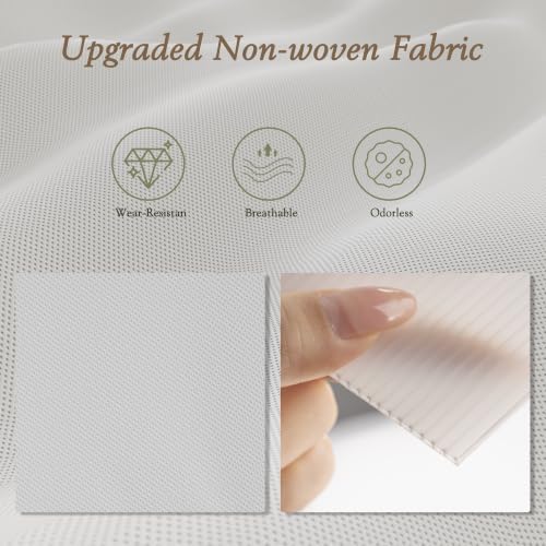 Criusia Drawer Organizer 18-Piece Set, Dresser Organizer for Baby Clothes, Foldable Closet Storage & Drawer Dividers for Underwear, Socks, Nursery (Oatmeal) - Image 3