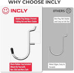INCLY 312PCS Peg Board Organizer Accessories Kit for Organizing Tools - Image 3