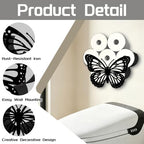 Butterfly Toilet Paper Holder Wall Mount/Stand for Extra 8 Rolls - Image 3
