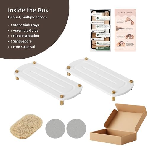 2PCS Absorbing Stone Soap Tray, Quick Dry Diatomaceous Earth Drying Rack - Image 6