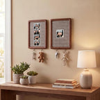 Lineshading Photo Booth Frames Key Holder, 2, Brown White, 5 x 7 in - Image 5