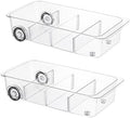 Fridge Organizer and Storage Drawer Roll Out Refrigerator Bins,2 Pack by LXLXXL