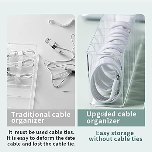Charger Cable Cord Storage Organizer Box - Easy Storage Without Cable Ties - Image 3