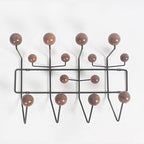 SHISEDECO Classic Mid Century Modern Home Hang it All Coat Rack Dark Walnut - Image 2