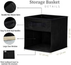 DECOMOMO Storage Bins, Cube Storage Bin with Window - Image 3