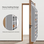 Univivi Upgraded Over the Door Organizer for Baby Nursery, Grey, 6-Shelf - Image 2