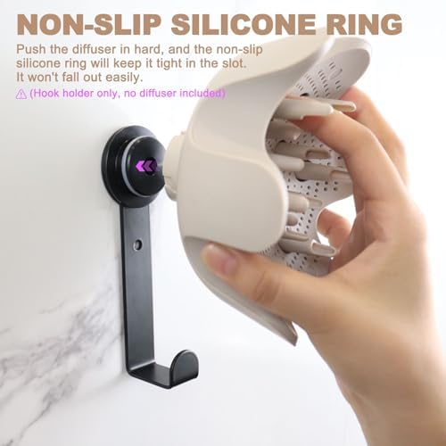 Hair Dryer Holder for Shark FlexStyle, Wall Mount with Cord Hanger - Image 6