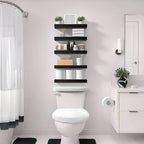 Sorbus 16 Inch Floating Shelves for Wall (2 Pack, Black) - Image 2