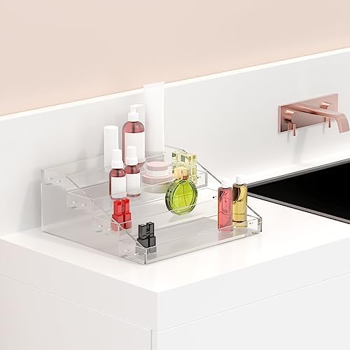 PMMASTO Wide 4-Tier Clear Acrylic Spice Rack Organizer for Kitchen - Image 3