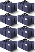 HOMESURE Supports 200lbs Heavy Duty Moving Bags - Strong Zipper & Wrap-Around Handles - Water-Resistant Storage Totes, Durable Alternative to Moving Boxes - 8 Pack - Blue by testVendor01-gamma