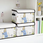 Stackable Storage Bins with Lids,Closet Organizers Fabric Box for Home and Office,Blanket Clothes Organizers,Under Bed Storage Containers 3 Pack - Image 4