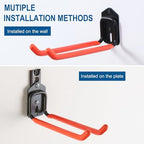 Wallmaster Wall Mount Garage Tool Storage Rack Folding Chair Hangers - Image 6