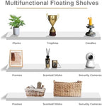Sorbus Floating Shelves for Wall Storage (55 Inch, 3 Pack, White) - Image 6