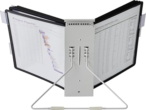 Durable Desktop Reference System 10 Double-Sided Panel, Black, Letter Size - Image 3