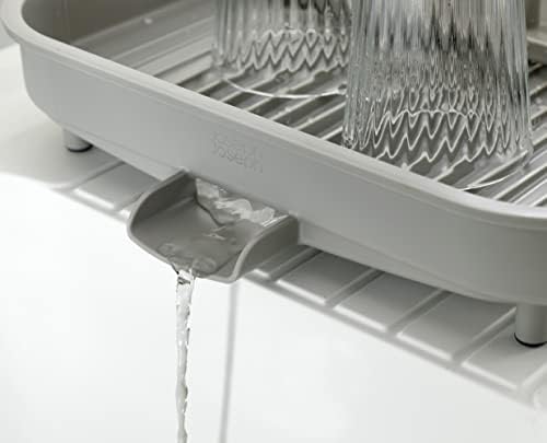 Joseph Joseph Duo Expandable Dish Drying Rack, Gray, 2-Tier - Image 5