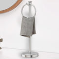 Hoimpro Hand Towel Holder Stand Free Standing Towel Bar Polished Chrome by Hoimpro