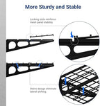 FLEXIMOUNTS 2-Pack 2x4ft 24-inch-by-48-inch Wall Shelf Garage Storage Rack Wall Mounted Floating Shelves, Black, Classic Series - Image 5