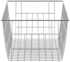 Slideep Farmhouse Wire Organizer Storage Bin Basket with Handles, Food Storage for Kitchen Cabinets, Pantry, Closet, Bedroom, Bathroom, Office 6 Pack - Image 2